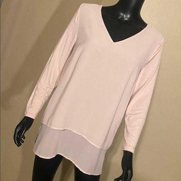 Michael Kors Tops - Michael Kors Blush V-Neck Blouse